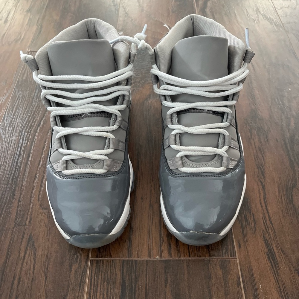 Jordan Athletic Shoes - Gray and White